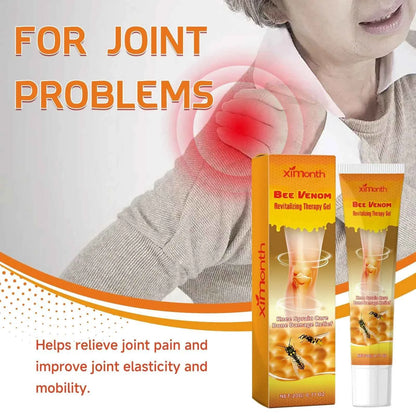 Bee Venom Joint Pain Relief Gel for Knees, Back &amp; Muscles All Natural Ingredients