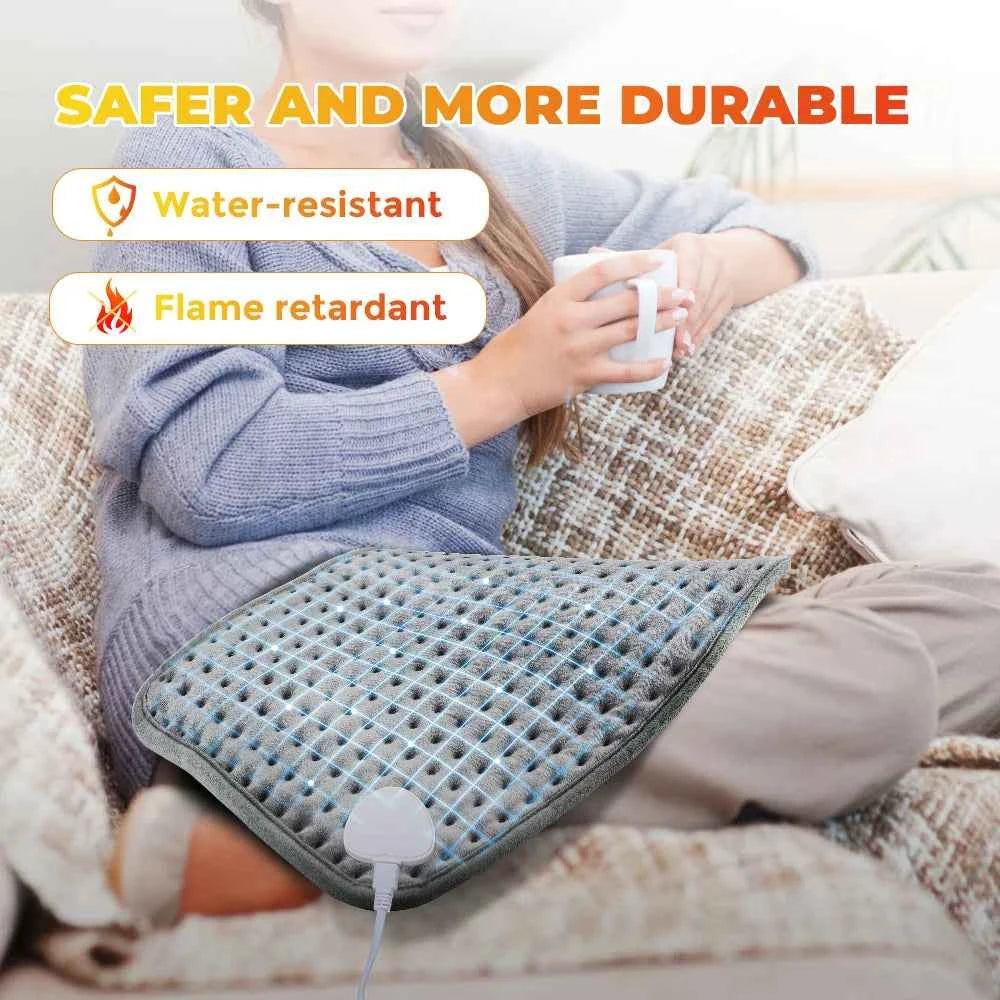 HeatEase™ Electric Heating Pad – Digital Control for Soothing Warmth &amp; Comfort