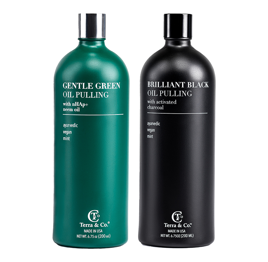 Gentle Green Oil Pulling Mouthwash – Enamel Support &amp; Gum Health 