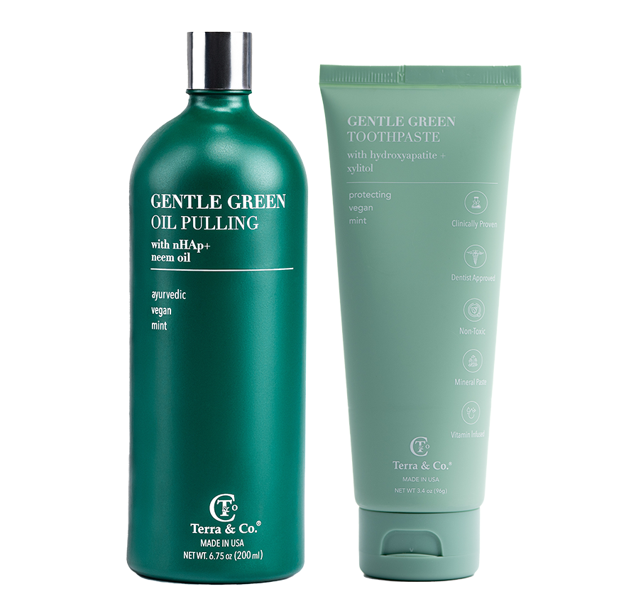 Gentle Green Oil Pulling Mouthwash – Enamel Support &amp; Gum Health