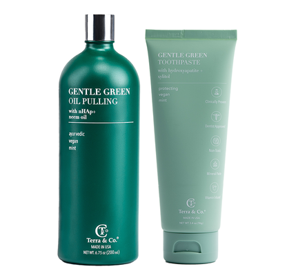 Gentle Green Oil Pulling Mouthwash – Enamel Support &amp; Gum Health 