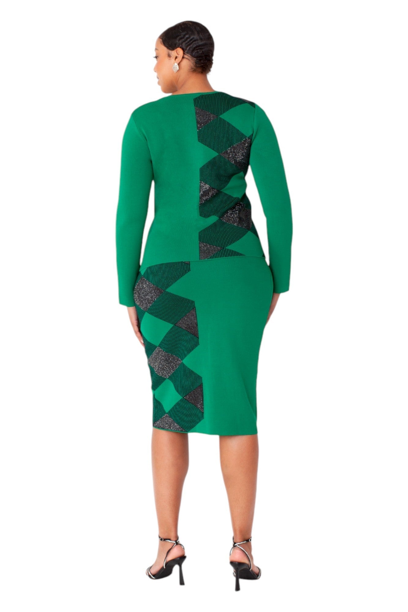 Geometric Knit Two-Piece Set- 5365 by Tally Taylor