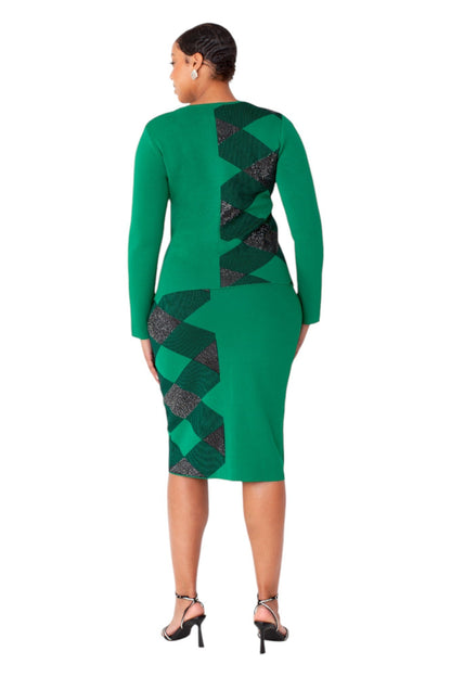 Geometric Knit Two-Piece Set- 5365 by Tally Taylor