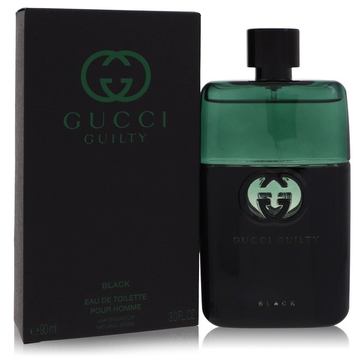 Gucci Guilty Black by Gucci Eau De Toilette Spray 3 oz for Men 