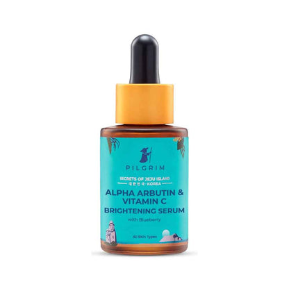 Pilgrim 2% Alpha Arbutin &amp; 3% Vitamin C Brightening Face Serum For Glowing Skin - Korean Skin Care