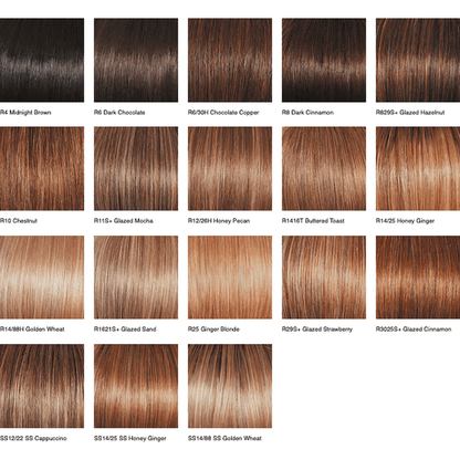 Raquel Welch Gilded 18" Top Piece, 100% Human Hair