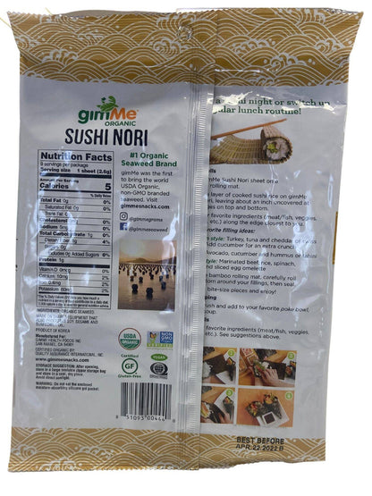 Sushi Nori, Organic by Country Life Natural Foods