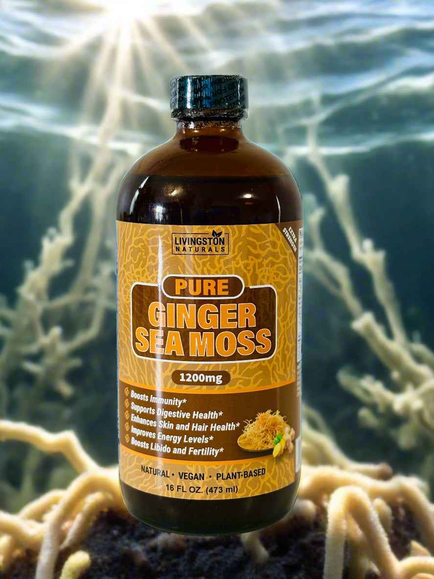 Wildcrafted Sea Moss Blend Liquid – Organic Beets, Maca, or Ginger