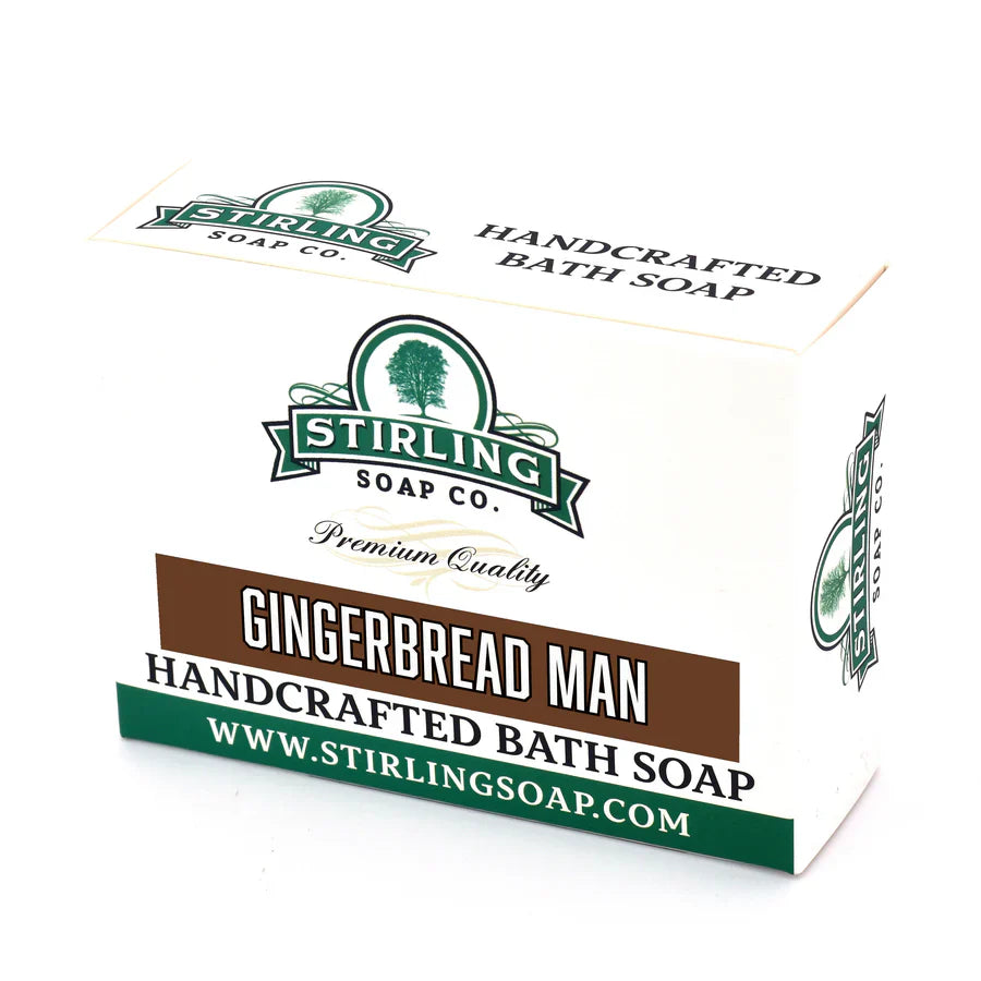 Stirling Soap Co. Gingerbread Man Bath Soap 5.5 Oz by Pasteur Pharmacy
