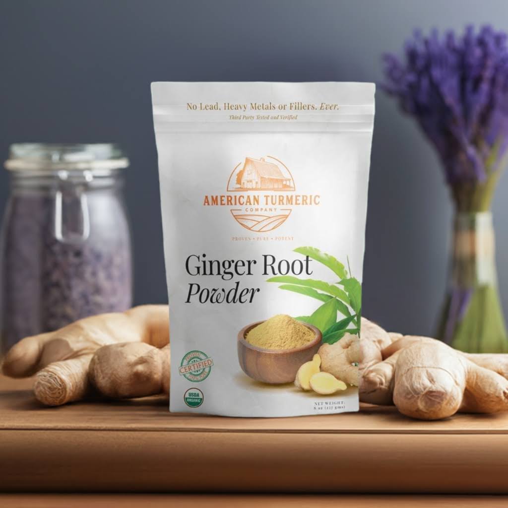 Ginger Powder - Naturally Grown and Lab Tested by America&