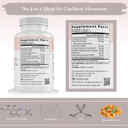 Glucosamine Sulfate - Healthy Joints by Bellawell