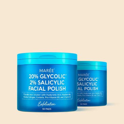 Glycolic &amp; Salicylic Acid Peel Pads by Maree