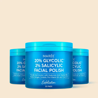 Glycolic &amp; Salicylic Acid Peel Pads by Maree