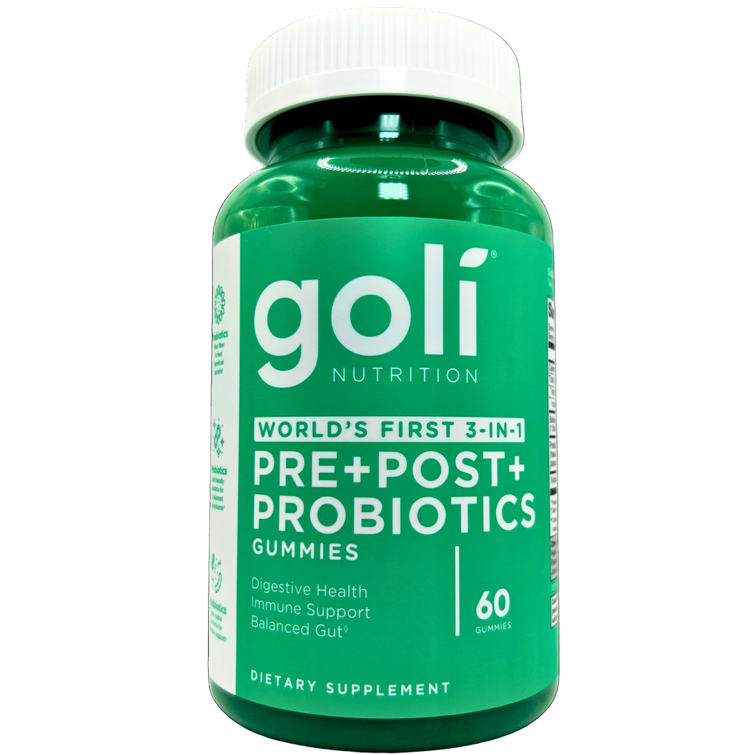 Goli Nutrition – Pre + Post + Probiotics Gummies (60 Count)