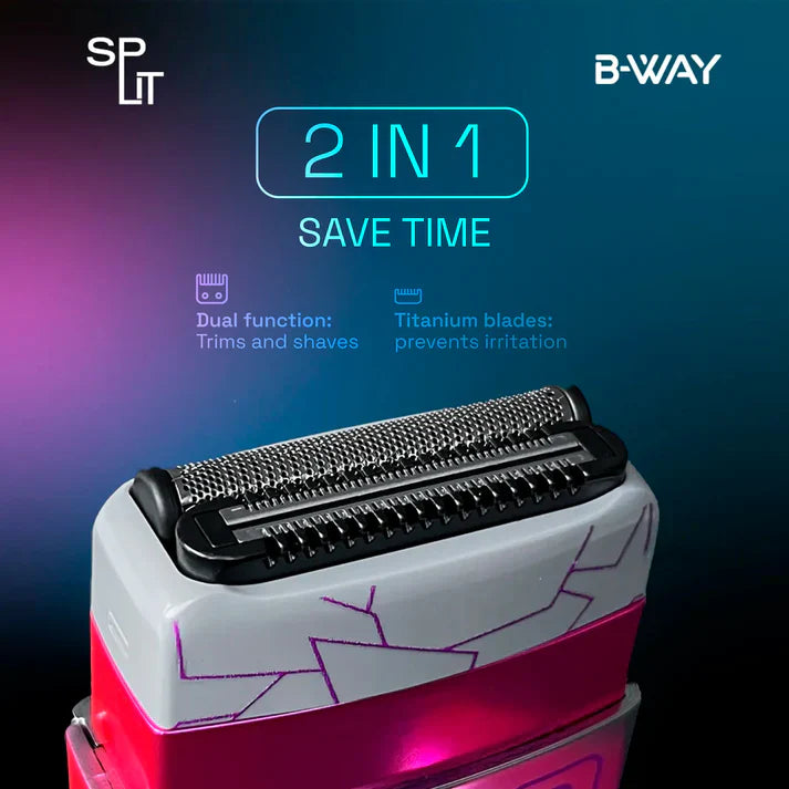 B-Way Split Shaver + FREE Foil Replacement by RT-Way USA