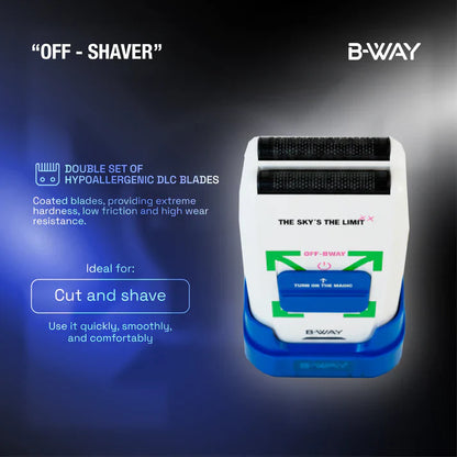 B-Way OFF Shaver White by RT-Way USA