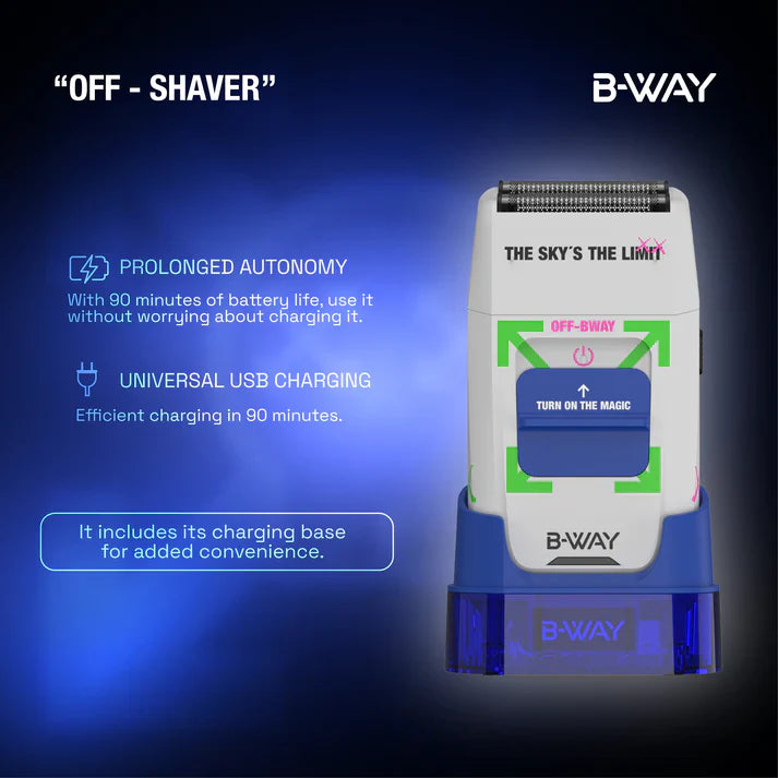 B-Way OFF Shaver White by RT-Way USA