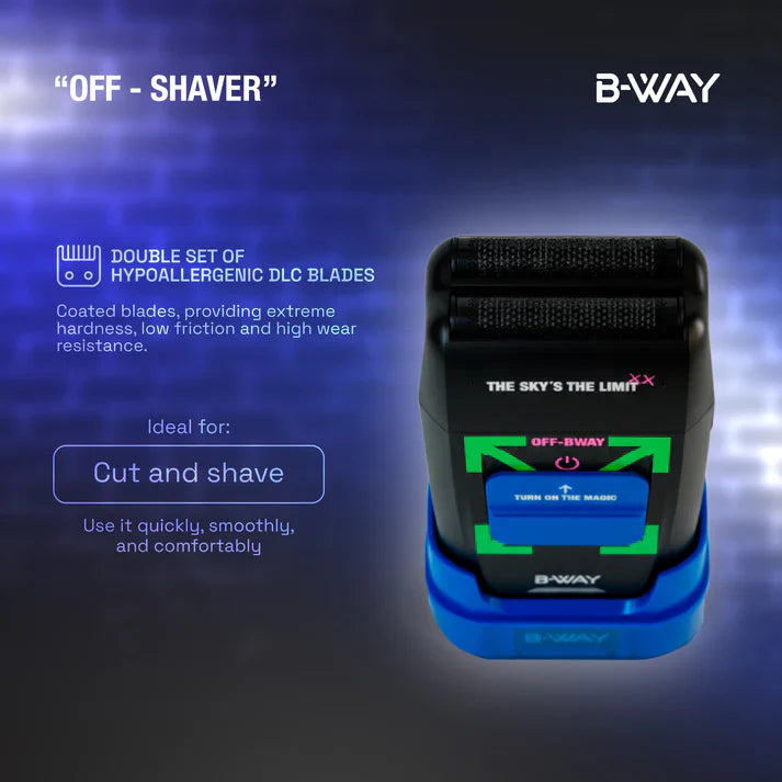 B-Way OFF Shaver Black by RT-Way USA