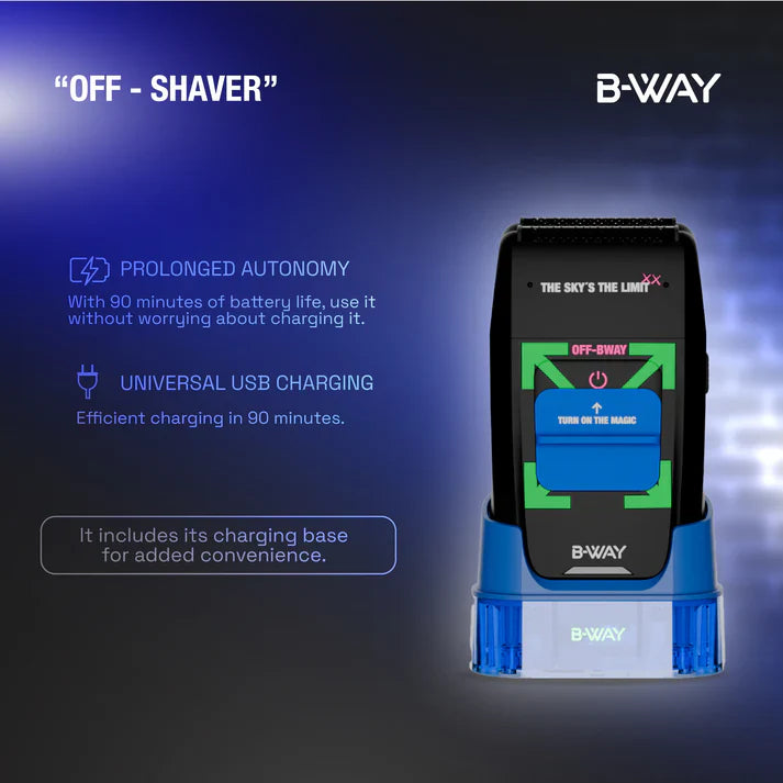 B-Way OFF Shaver Black by RT-Way USA