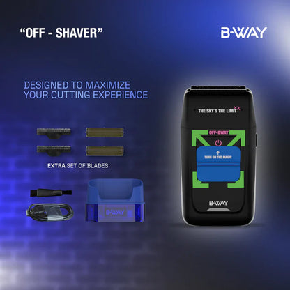 B-Way OFF Shaver Black by RT-Way USA