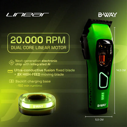 B-WAY Linear Clipper Lime - DestGlow