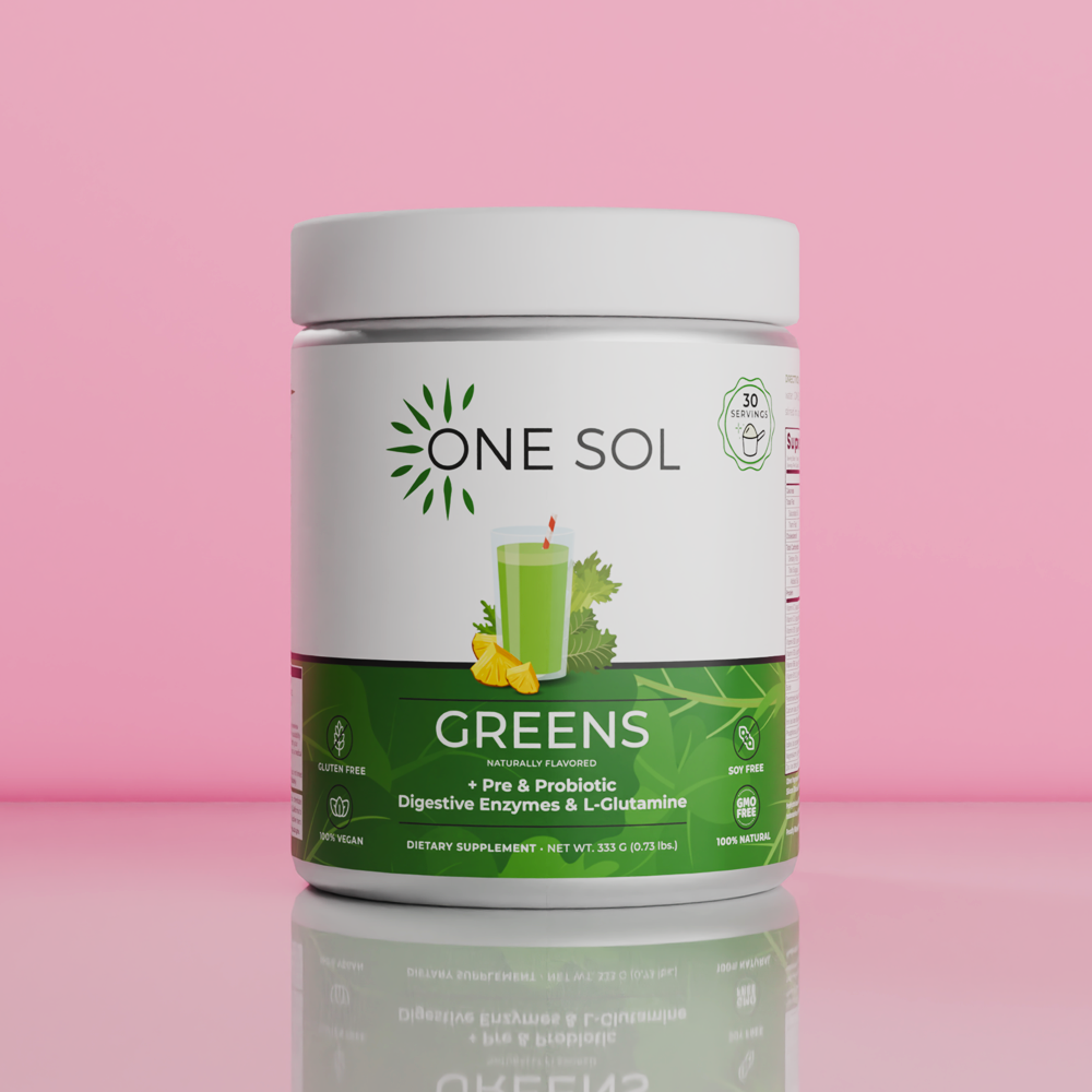 Greens + Pre &amp; Probiotic with Digestive Enzymes  DestGlow