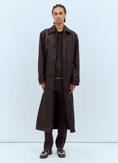Gucci Men Gabardine Coat by Luosophy