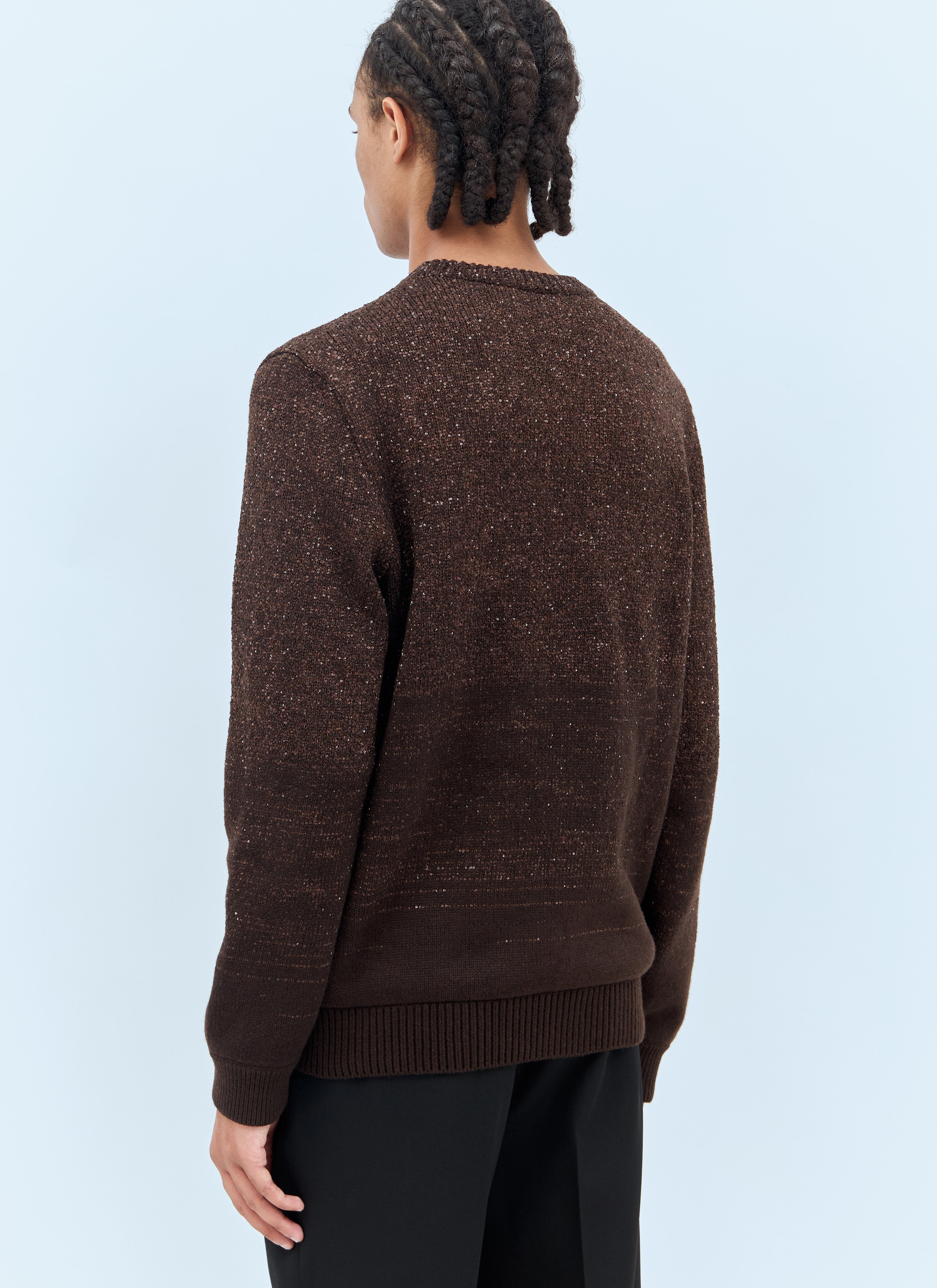 Gucci Men Sequin Crewneck Sweater by Luosophy