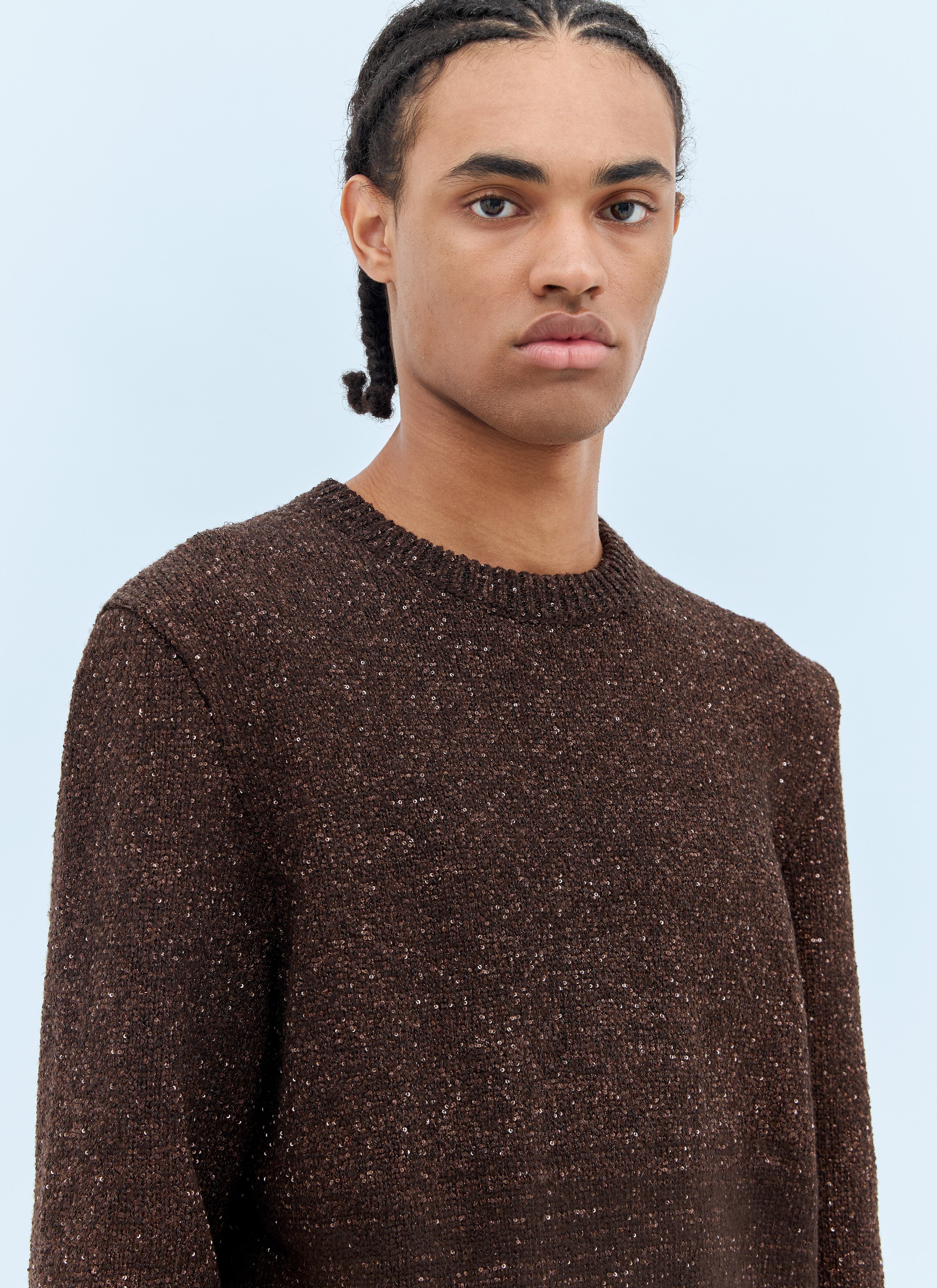 Gucci Men Sequin Crewneck Sweater by Luosophy