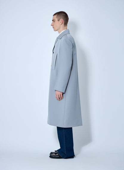 Gucci Men Single-Breasted Wool Coat by Luosophy