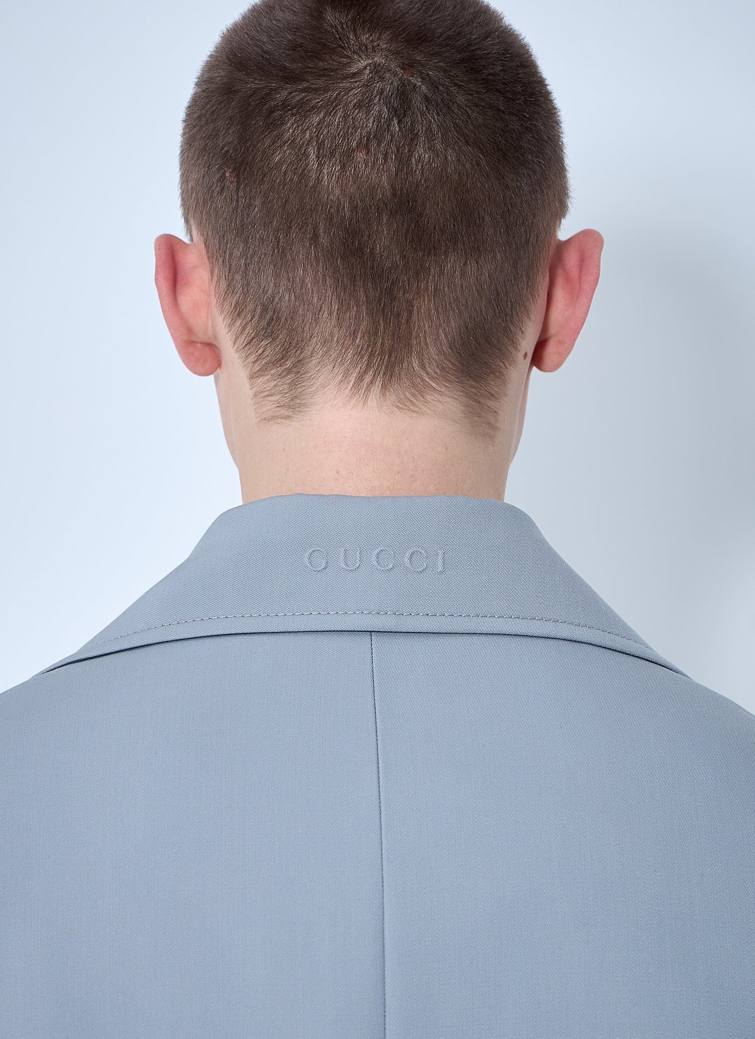 Gucci Men Single-Breasted Wool Coat by Luosophy