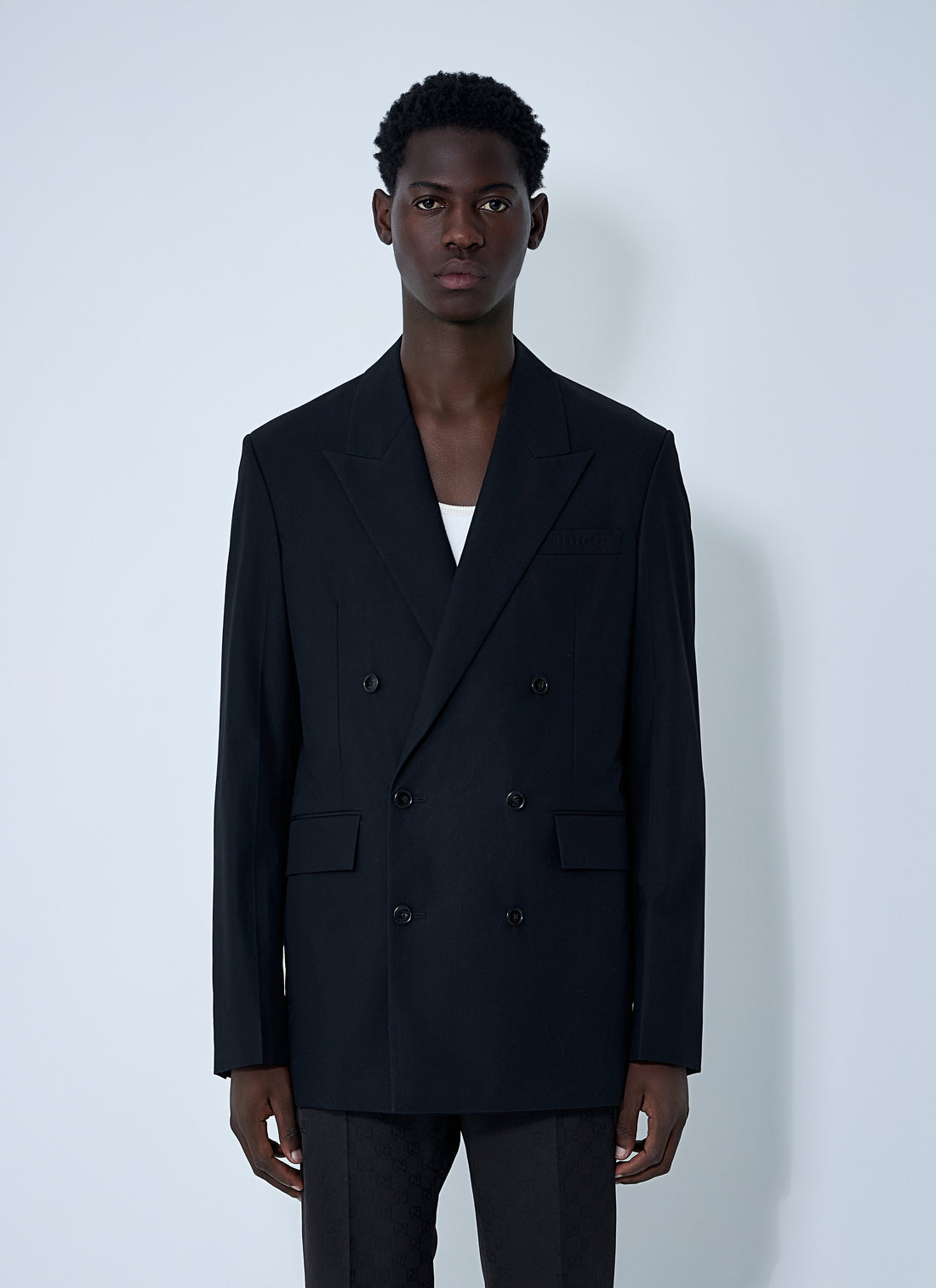 Gucci Men Double-Breasted Blazer