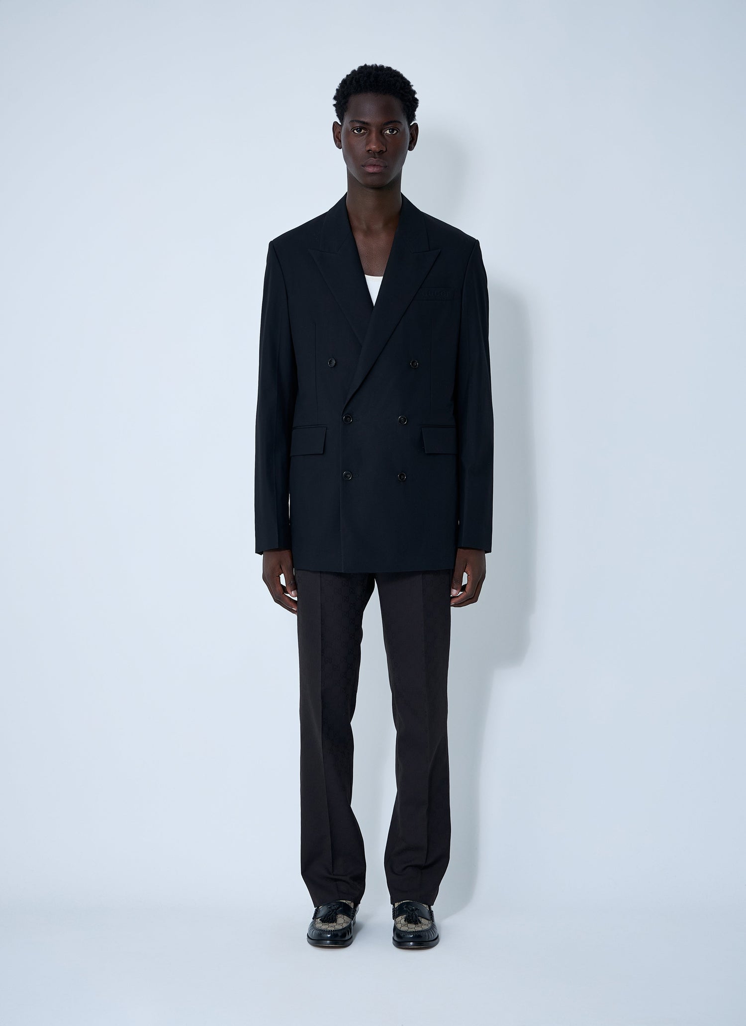 Gucci Men Double-Breasted Blazer by Luosophy
