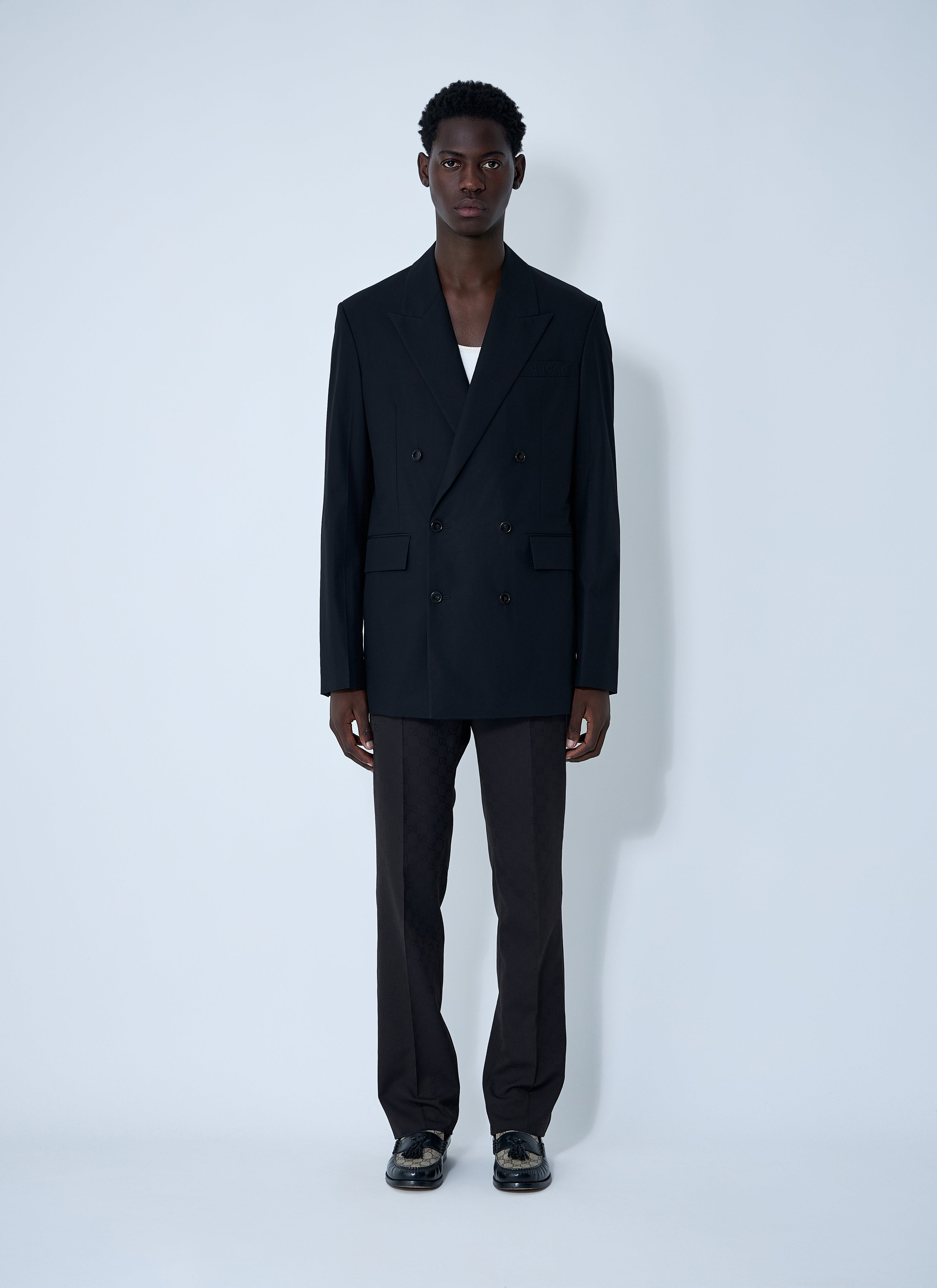 Gucci Men Double-Breasted Blazer by Luosophy