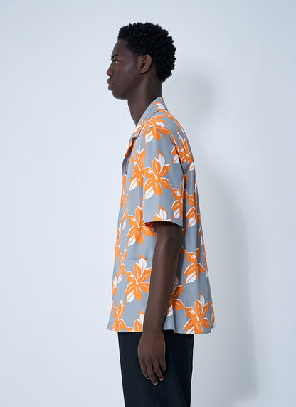 Gucci Men Printed Cotton Poplin Shirt by Luosophy