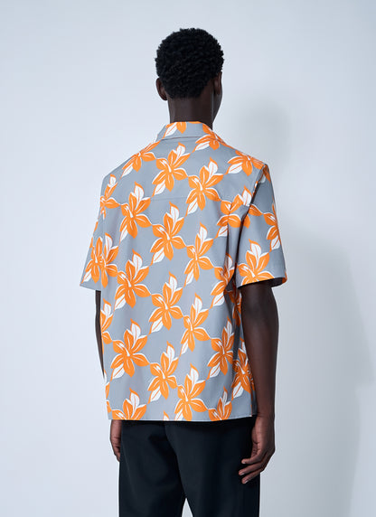 Gucci Men Printed Cotton Poplin Shirt by Luosophy