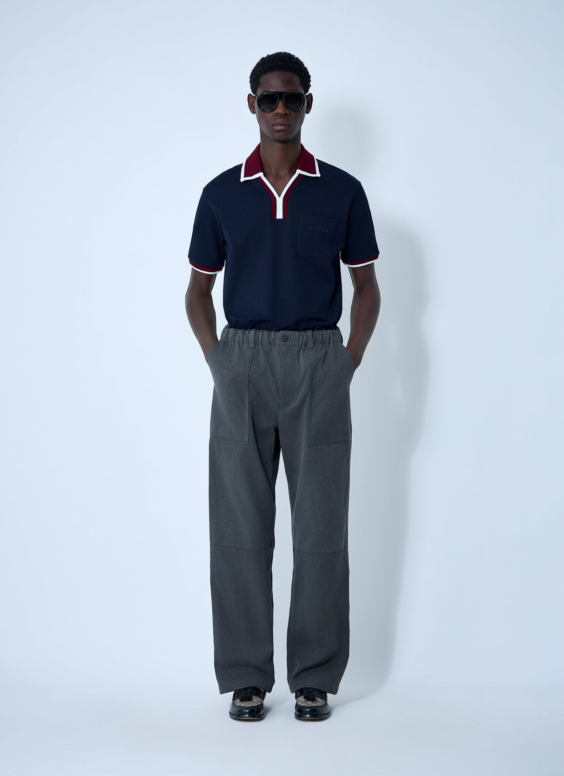 Gucci Men Faded Canvas Pants by Luosophy