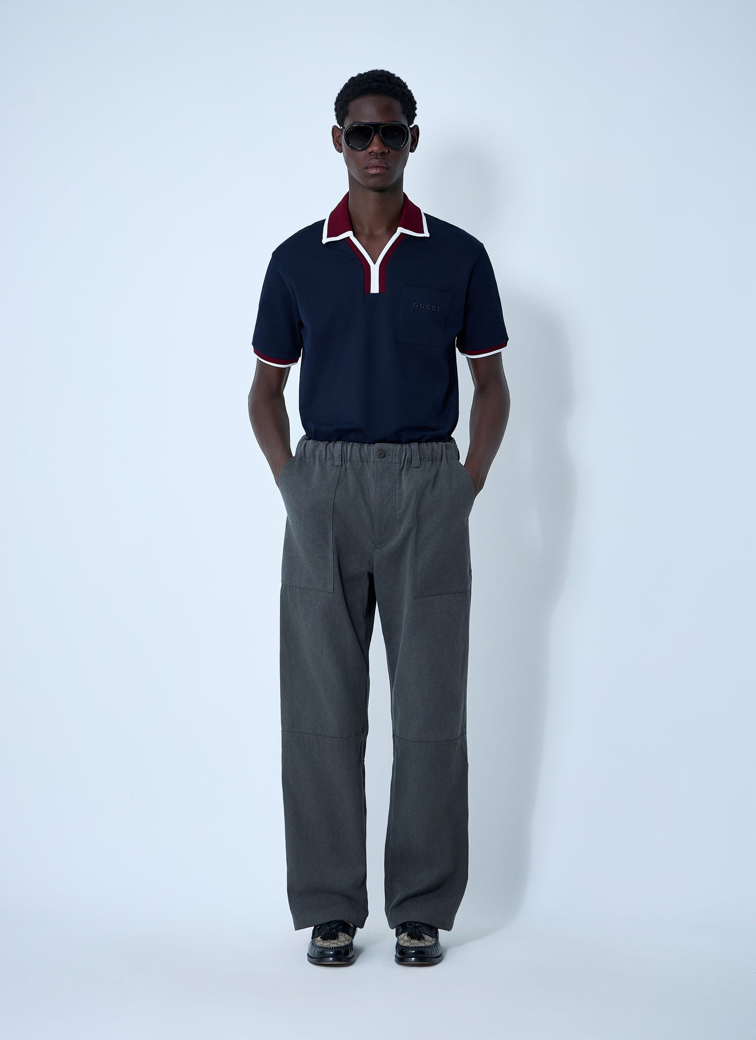 Gucci Men Faded Canvas Pants by Luosophy