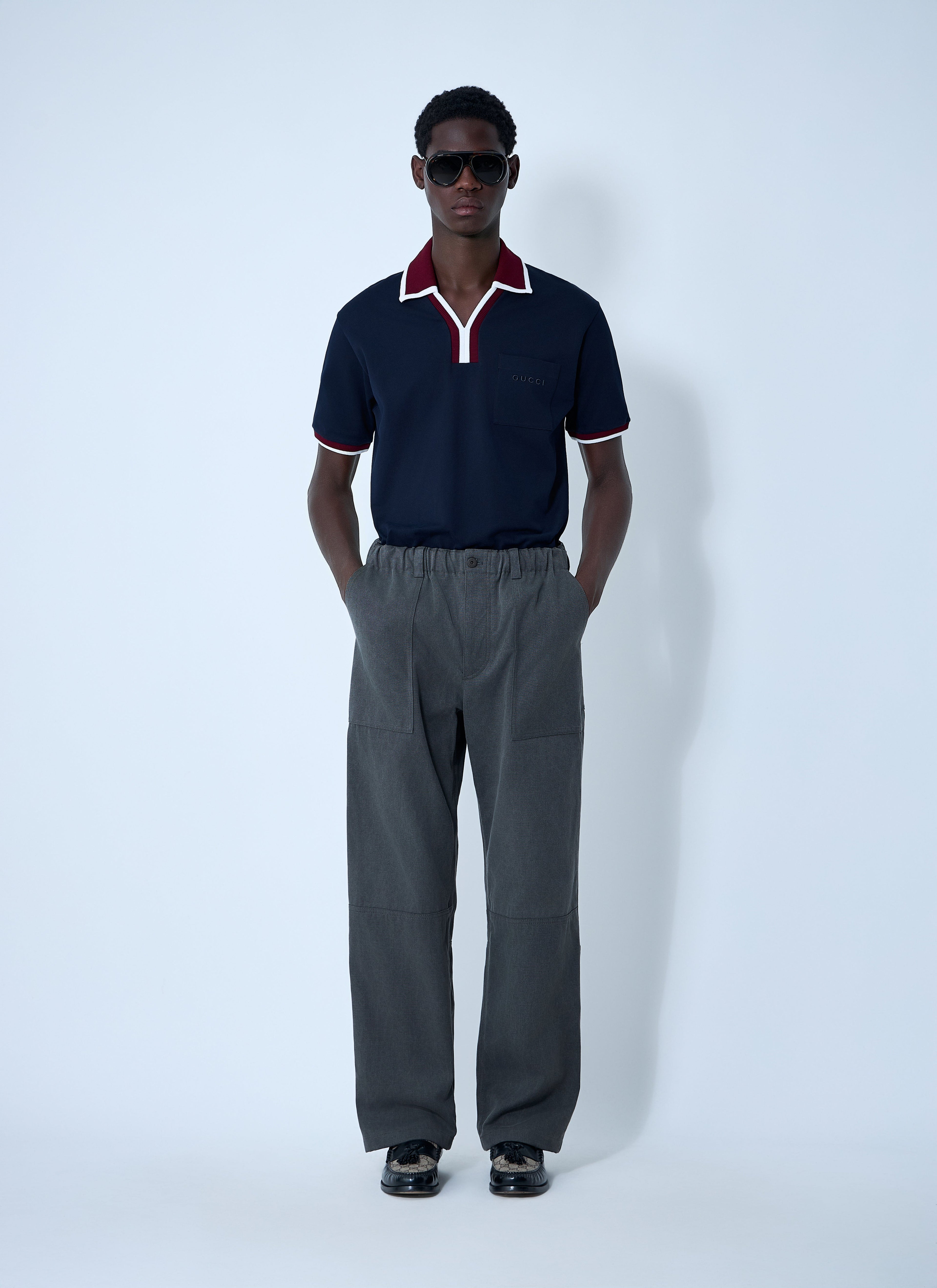 Gucci Men Faded Canvas Pants by Luosophy