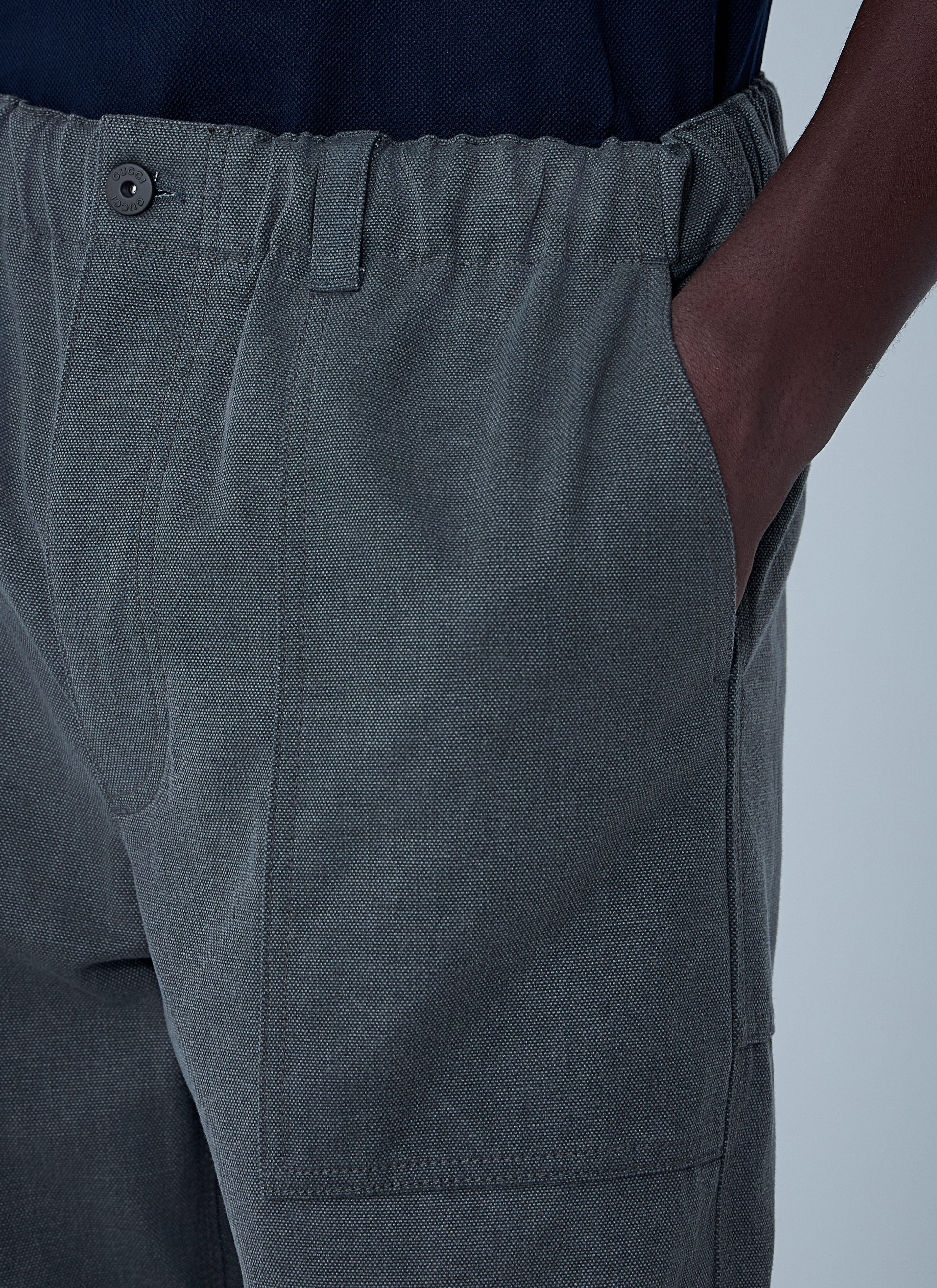 Gucci Men Faded Canvas Pants by Luosophy