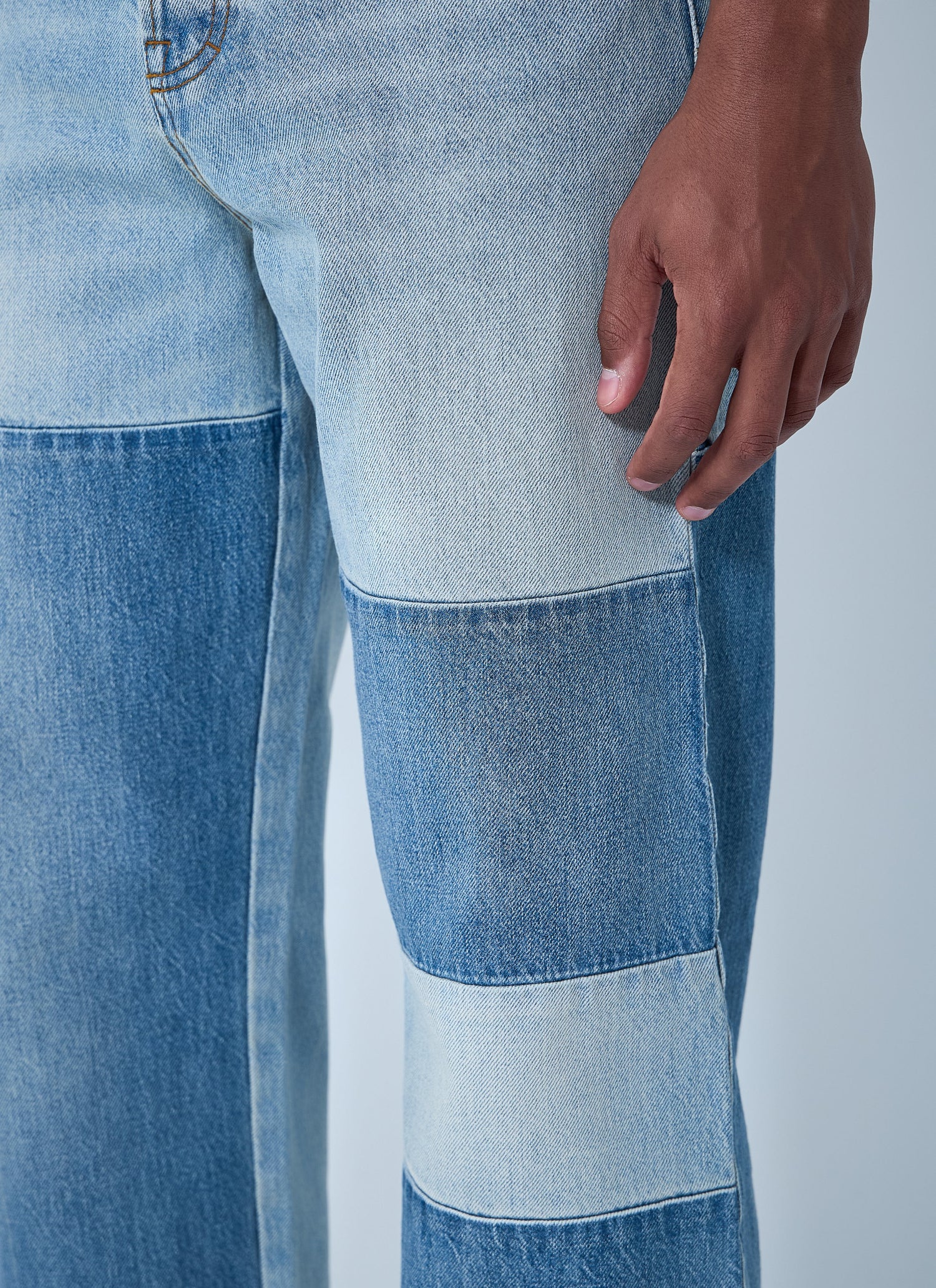 Gucci Men Contrast Panel Jeans by Luosophy