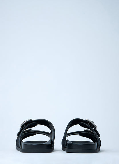 Gucci Men Gg Slide Sandals With Buckles by Luosophy