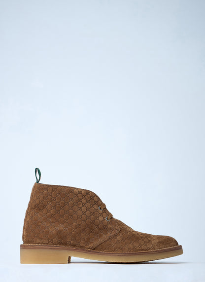 Gucci Men Gg Suede Boots by Luosophy