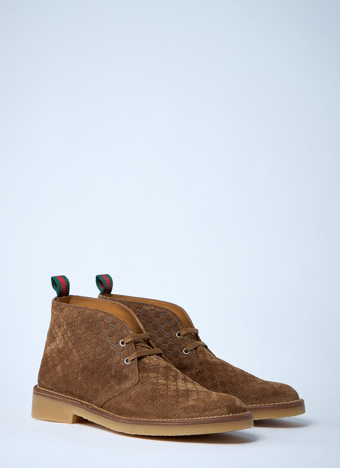 Gucci Men Gg Suede Boots by Luosophy