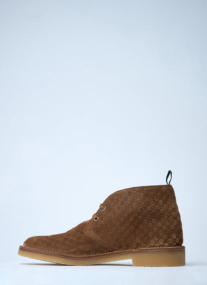 Gucci Men Gg Suede Boots by Luosophy