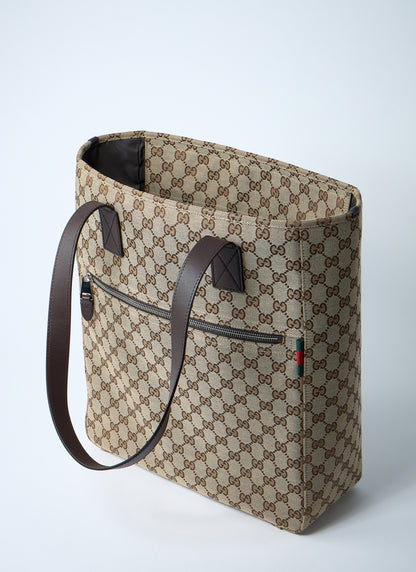 Gucci Men Medium Gg Canvas Tote Bag by Luosophy
