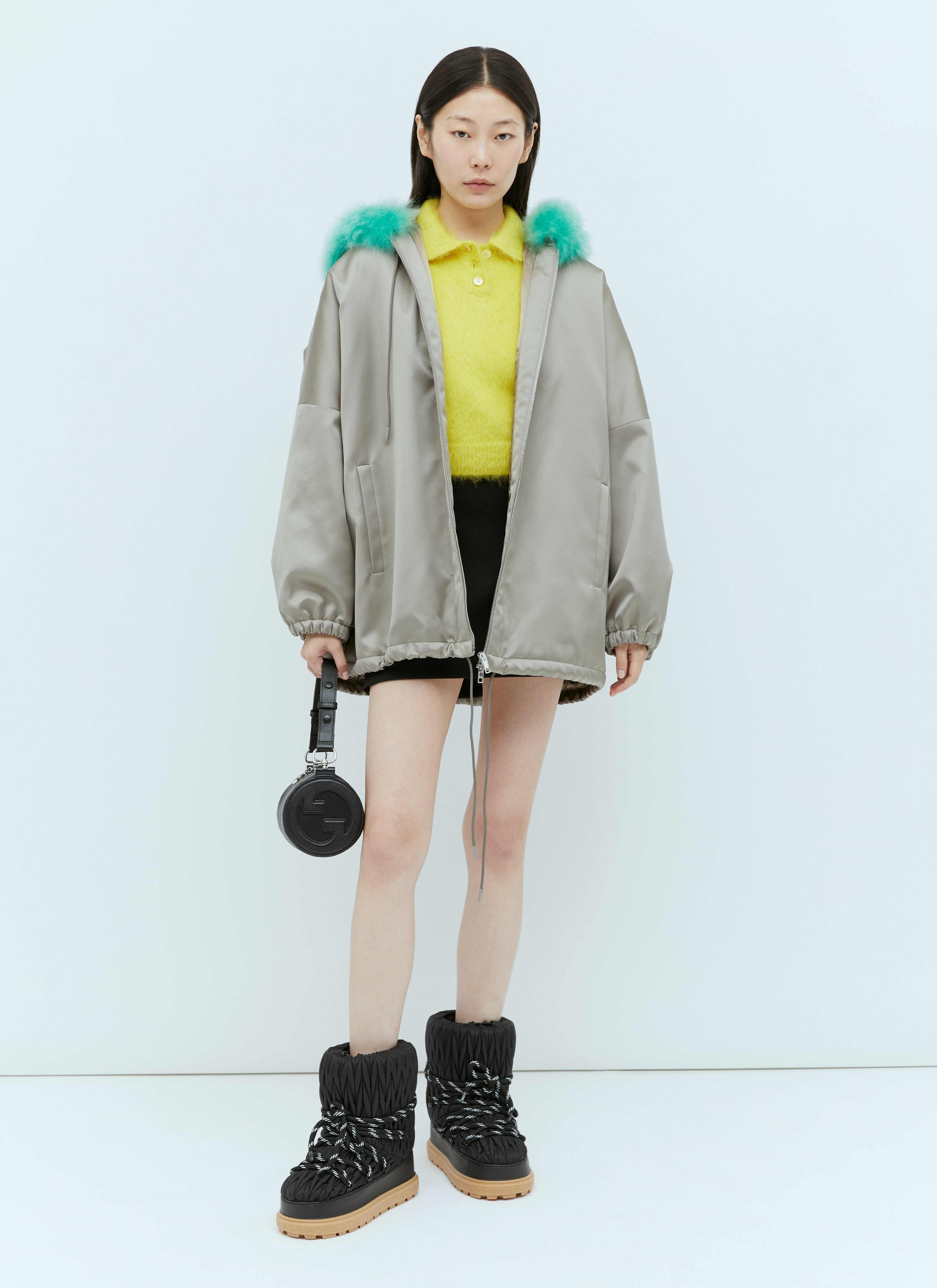 Gucci Women Satin Bomber Jacket by Luosophy