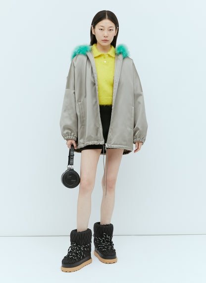 Gucci Women Satin Bomber Jacket by Luosophy