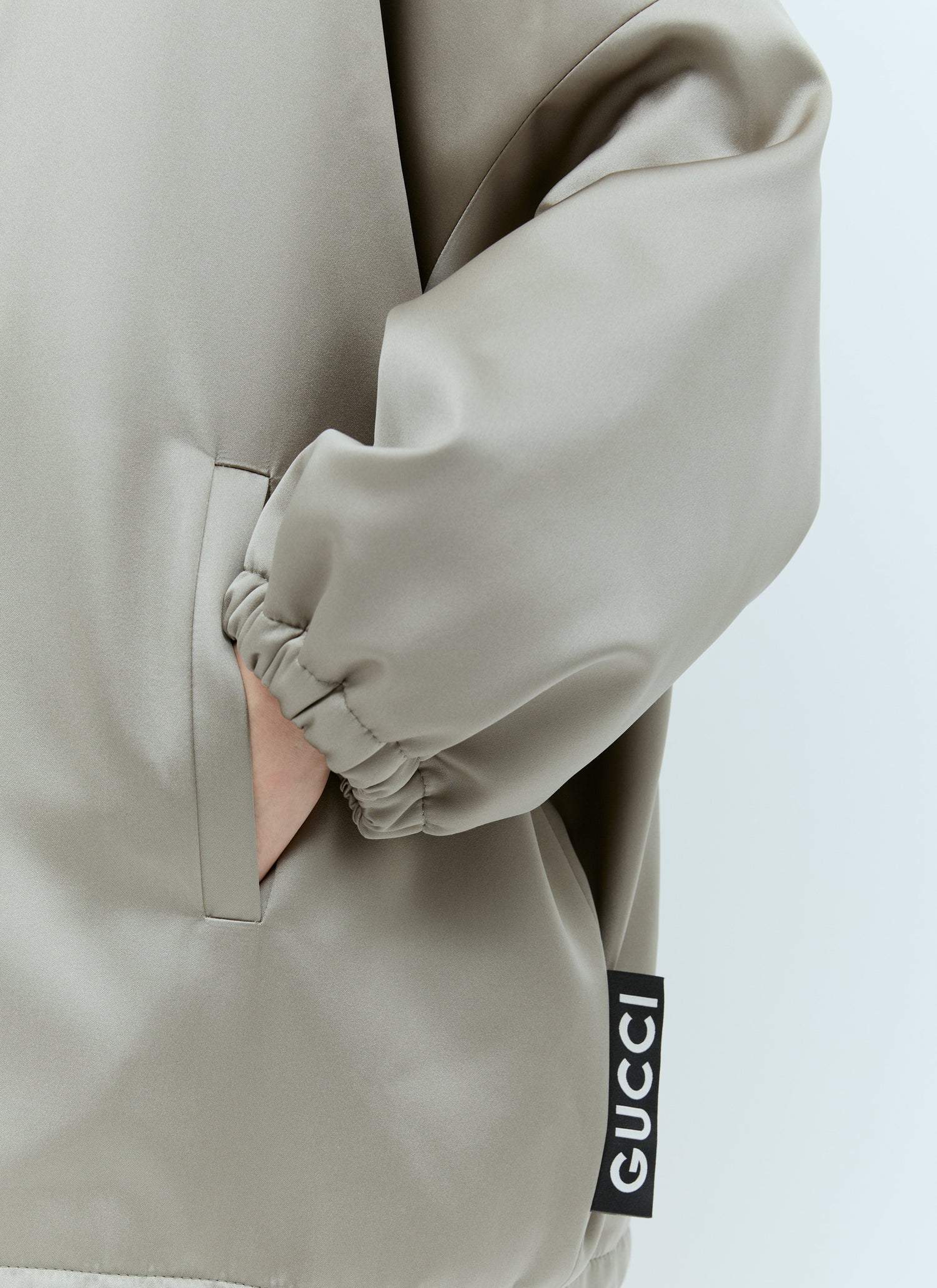 Gucci Women Satin Bomber Jacket by Luosophy