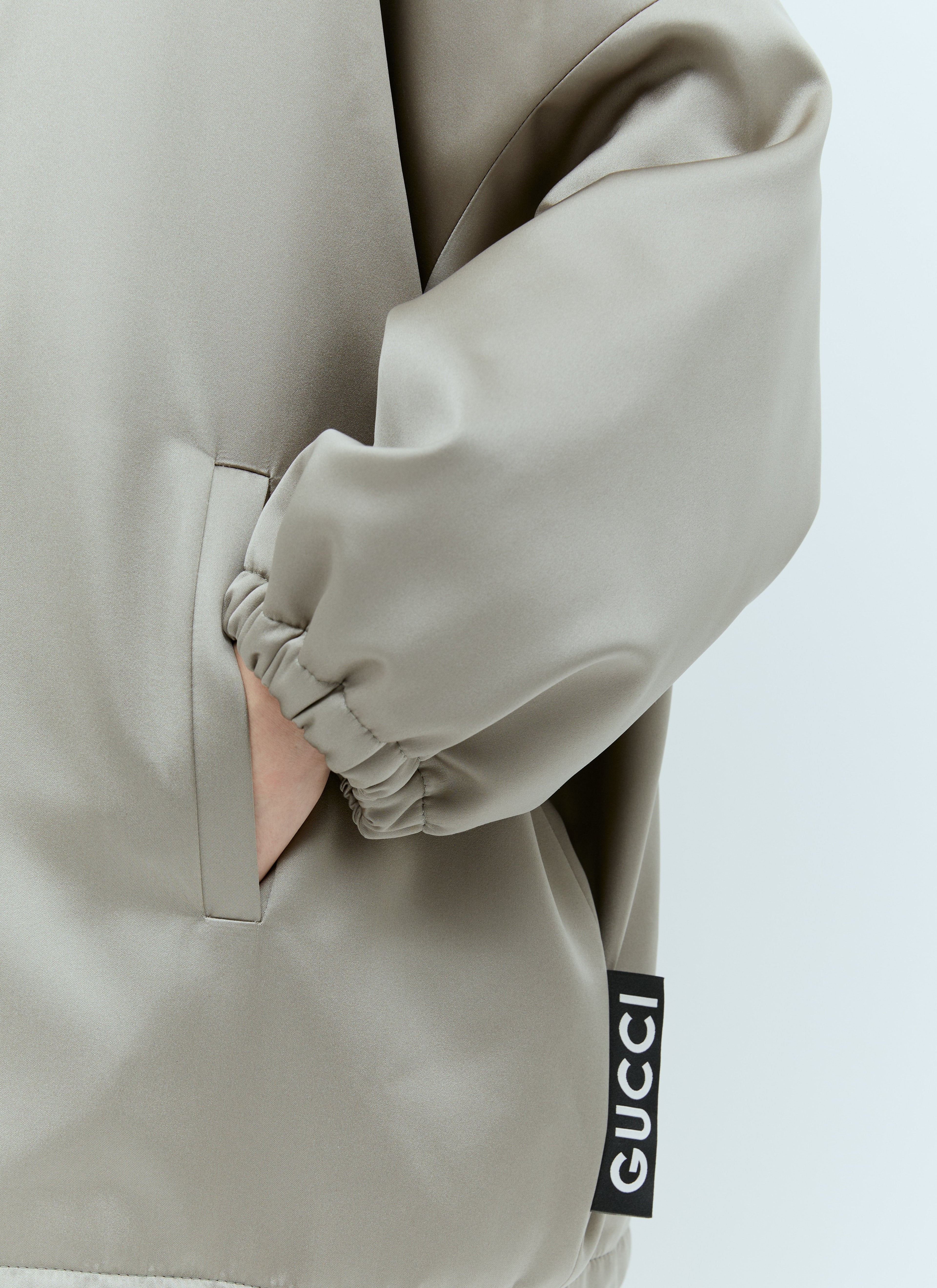 Gucci Women Satin Bomber Jacket by Luosophy